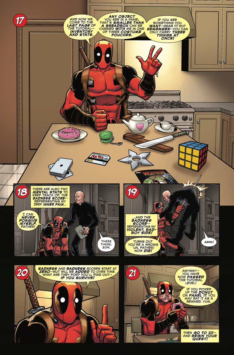 Illustration for article titled Choose your own wacky adventure in this You Are Deadpool #1 exclusive